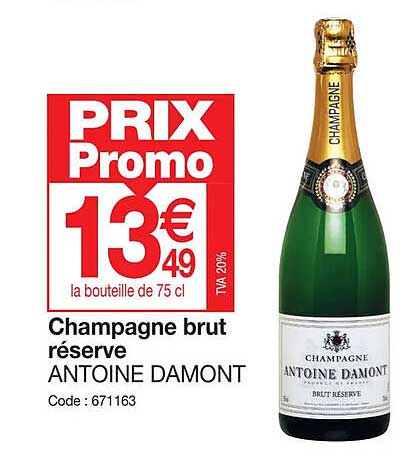 champagne brut réserve antoine damont