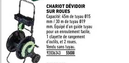 Chariot Dévidoir Sur Roues