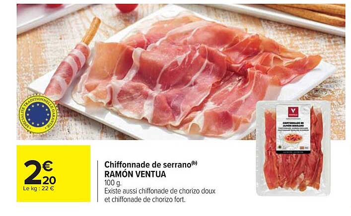 Chiffonnade De Serrano Ramón Ventua