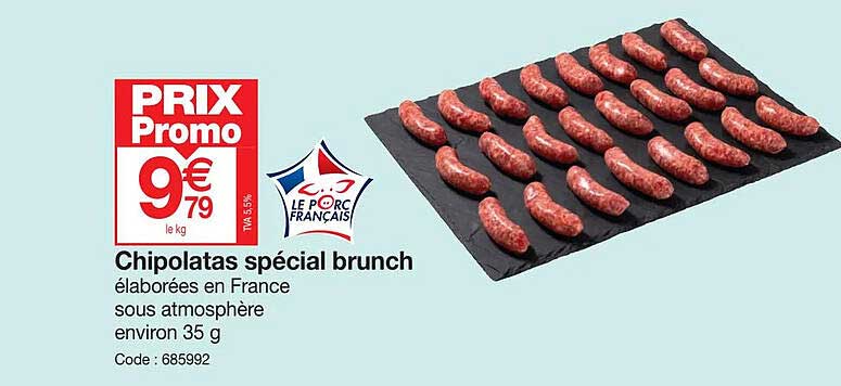 chipolatas spécial brunch
