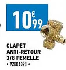 clapet anti-retour 3-8 femelle