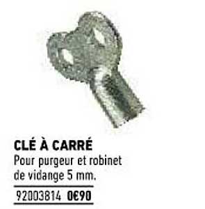 Clé à Carré