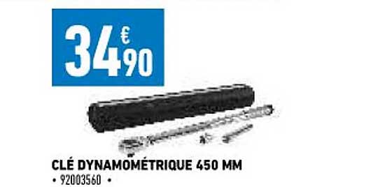 clé dynamométrique 450mm