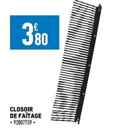 closoir de faîtage