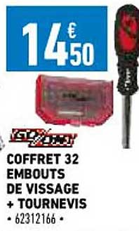 Coffret 32 Embouts De Vissage + Tournevis Go-on!