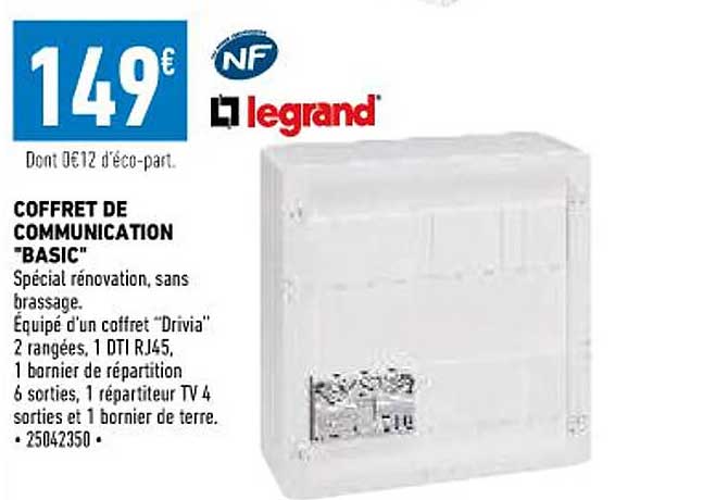 coffret de communication "basic" legrand