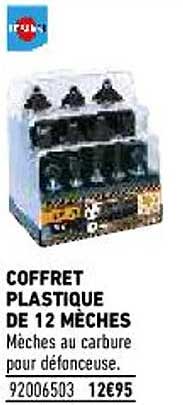 Coffret Plastique De 12 Mèches