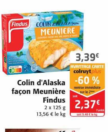 colin d'alaska façon meunière findus