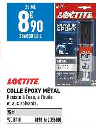 colle époxy métal loctite