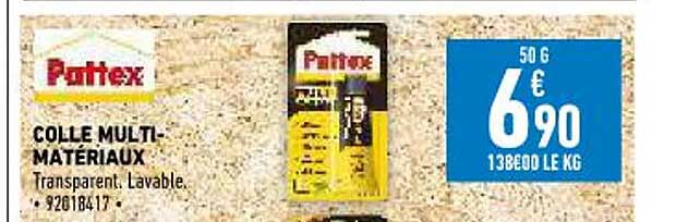 colle multi-matériaux pattex