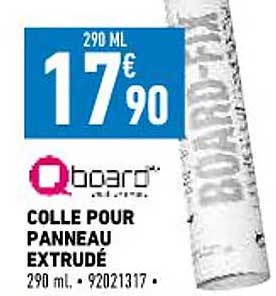 colle pour panneau extrudé board