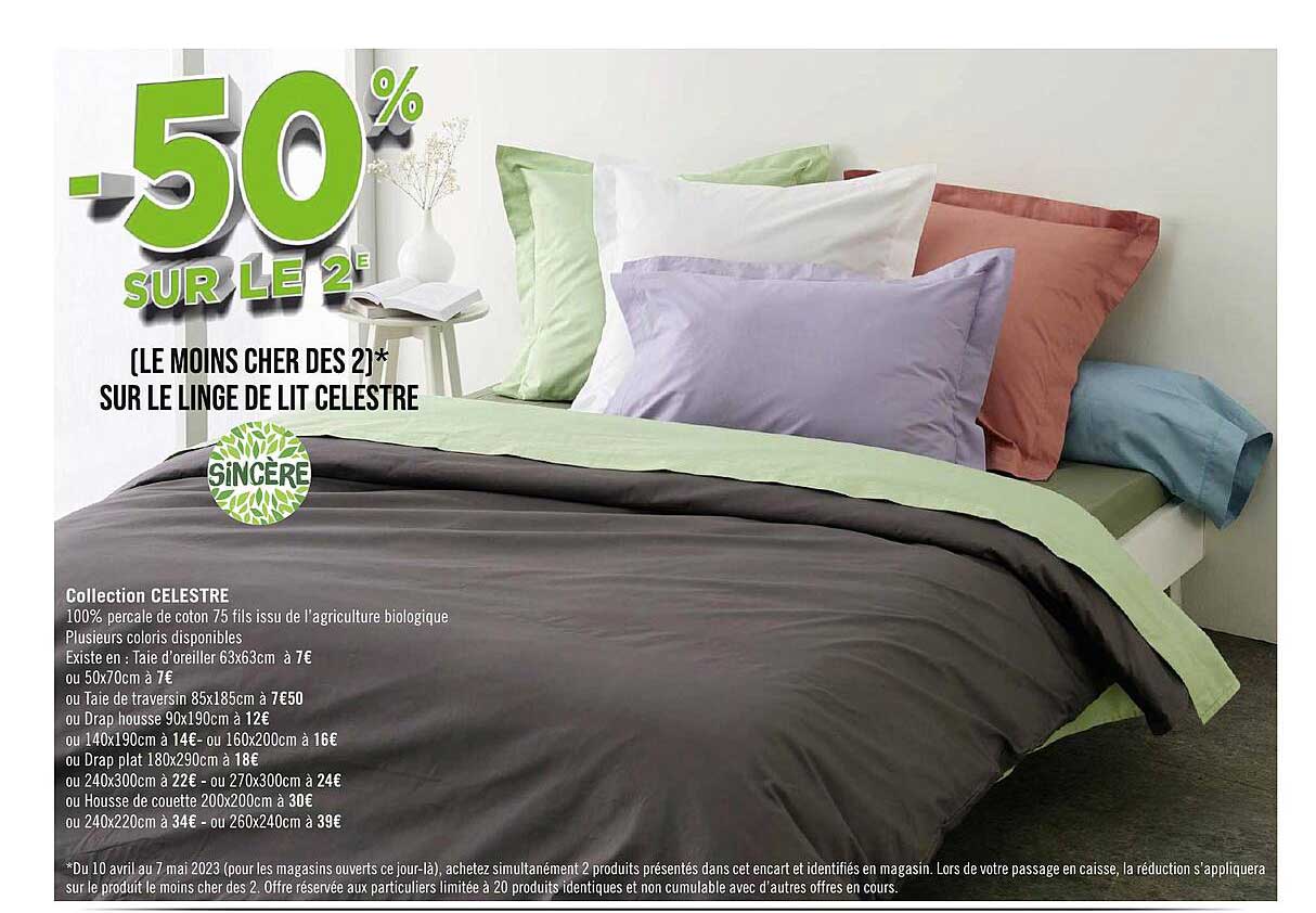 Collection Celestre Sincère -50% Sur Le 2e