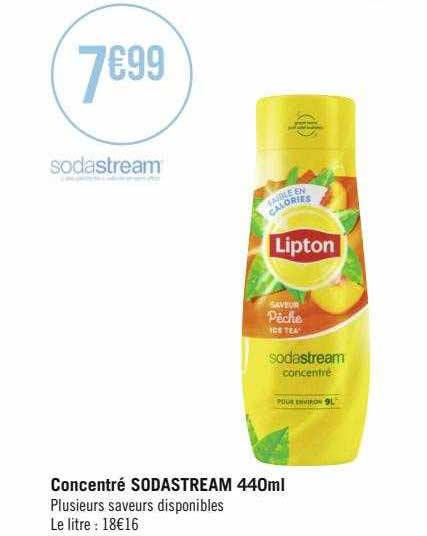 Concentré Sodastream 440ml