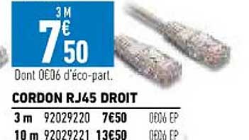 cordon rj45 droit
