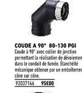 coude à 90° 80-130 pgi