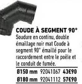 coude à segment 90°