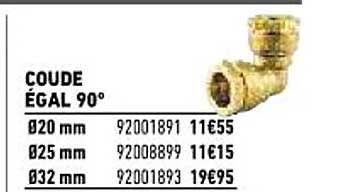 coude égal 90°