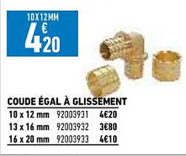 coude égal à glissement