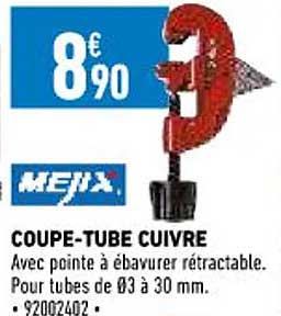 coupe-tube cuivre mejix