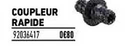 coupleur rapide