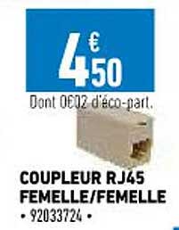 coupleur rj45 femelle-femelle