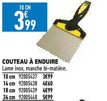 couteau à enduire