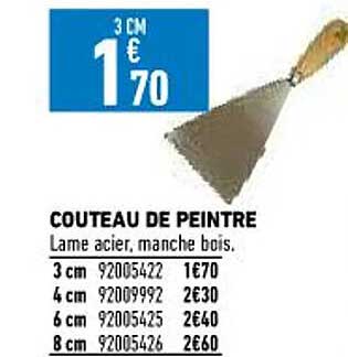 couteau de peintre