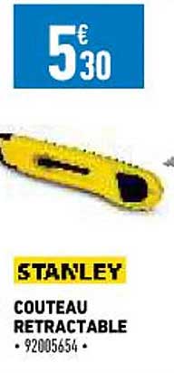 Couteau Rectractable Stanley