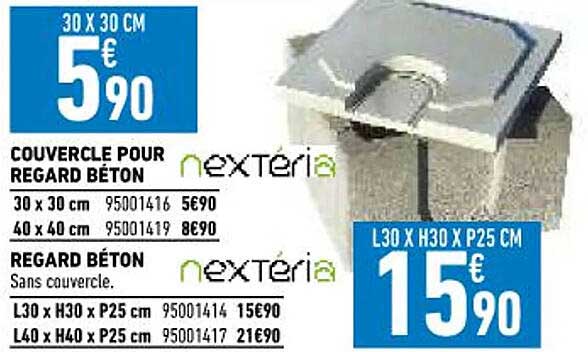 couvercle pour regard béton nextéria, regard béton nextéria