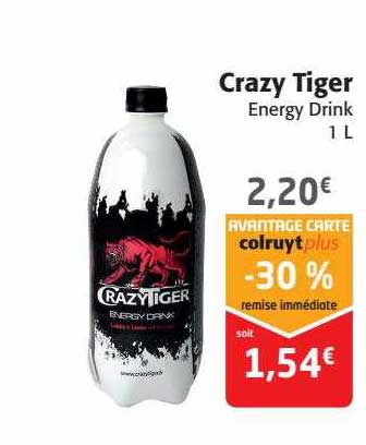 crazy tiger energy drink