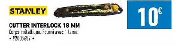 cutter interlock 18 mm stanley