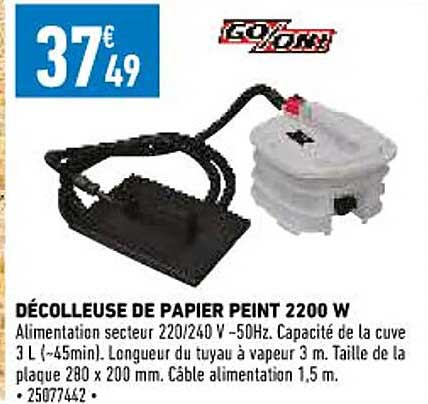 décolleuse de papier peint 2200w go-on!