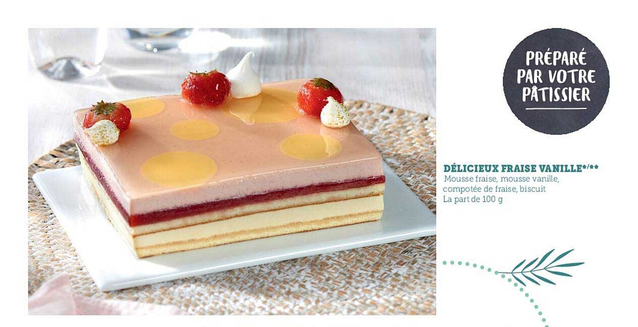 délicieux fraise vanille