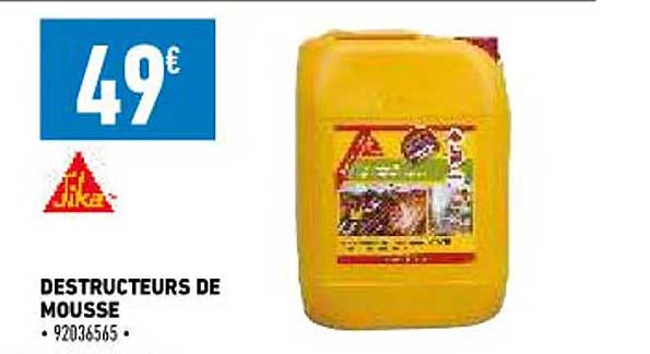 Destructeurs De Mousse Sika