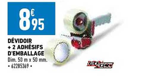 dévidoir + 2 adhésifs d'emballage go-on!