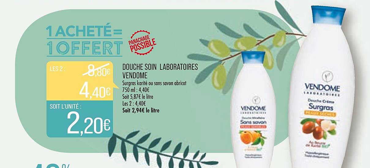 douche soin laboratoires vendome