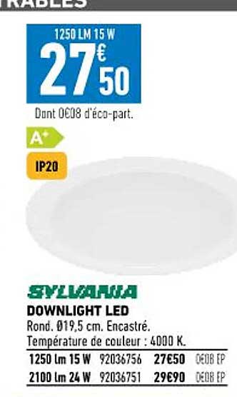 downlight led sylvania