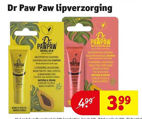 dr paw waw lipverzorging