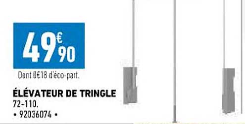 élévateur de tringle