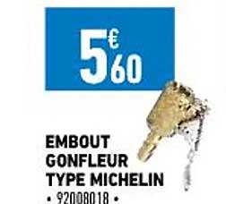 embout gonfleur type michelin