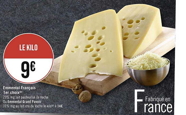 emmental français 1er choix