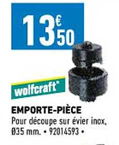 emporte-pièce wolfcraft