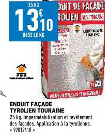 enduit façade tyrolien touraine