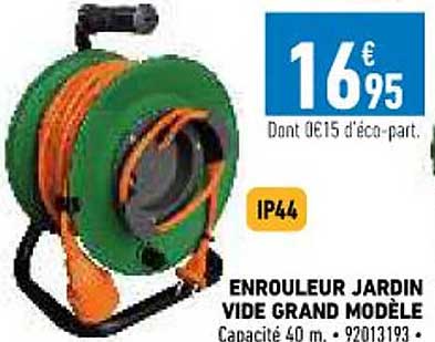 Enrouleur Jardin Vide Grand Modèle