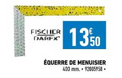 équerre de menuisier fischer darex