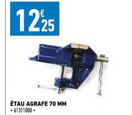 étau agrafe 70 mm