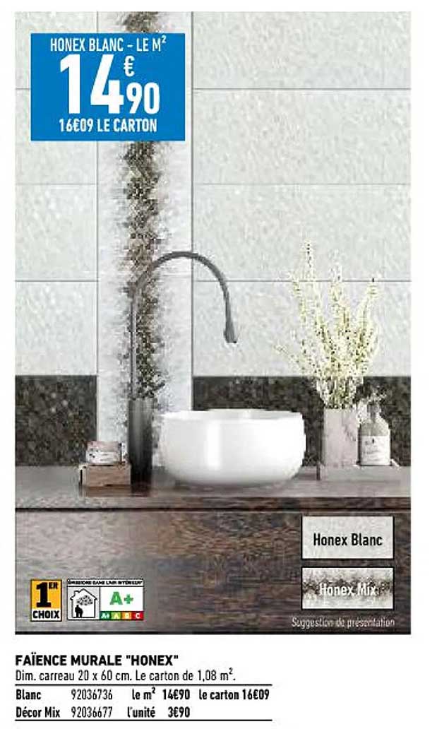 Faïence Murale "honex"