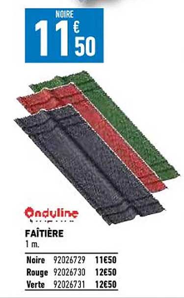 Faîtière Onduline