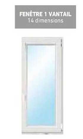 fenêtre 1 vantail