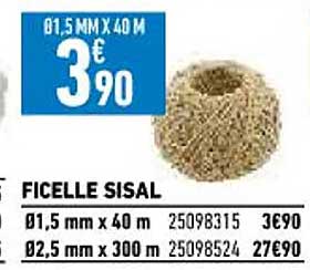 ficelle sisal